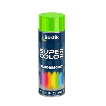 Spray retus vopsea decorativa cu efect fluorescent verde Super Color 400 ml, Den Braven