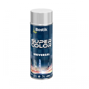 Spray vopsea retus universal alb mat Super Color (RAL 9010) 400 ml, Den Braven