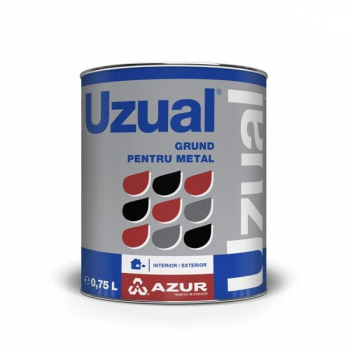 Grund pentru suprafete metalice, gri, Uzual, 750 ml